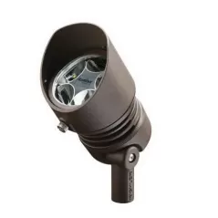 65 W 2700K Integrated LED Textured Architectural Bronze Die-Cast Aluminum Design Pro Series 35 Degrees Flood Beam Accent Light | KIC16010AZT27