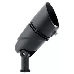 12 W 2700K Integrated LED Textured Black Aluminum Large Adjustable Accent Light | KIC16018BKT27