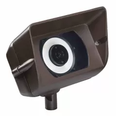 4.3 W 2700K Integrated LED Textured Black Aluminum Wall Wash Light | KIC16070BKT27R