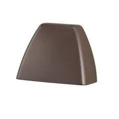 0.86 W 2700K Integrated LED Textured Architectural Bronze Aluminum 4-Corners Deck Light | KIC16111AZT27