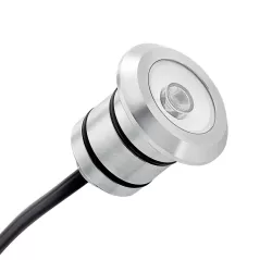 2 W 2700K Integrated LED Stainless Steel All-Purpose Mini Recessed Light | KIC16140SS27