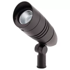 10 W 3000K Integrated LED Textured Architectural Bronze Aluminum 15 Degrees Beam Small Accent Light | KIC16212AZT30