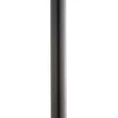 3" x 84" Black Aluminum For Outdoor Post Lights Direct Burial Ladder Rest Post