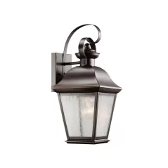 150 W E26 Medium A21 Incandescent Olde Bronze Brass Outdoor Wall Light | KIC9708OZ