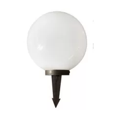 12" Dia 1.5 to 3.5 W Bi-Pin 2700K/3000K T3 LED White Acrylic Globe Light | LCFAPGLOBE12WHT