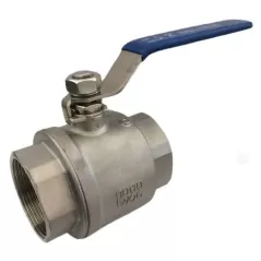 1" FPT 304 Stainless Steel LBT Series 2-Piece Ball Valve | LEMLBT11SS304