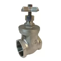 1" FPT 304 Stainless Steel 200 psi LGT Series Lead-Free Gate Valve | LEMLGT11SS304X