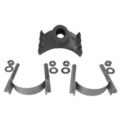 3" IPS x 2" FPT Ductile Iron Boss and Stainless Steel Double Strap RSDT Series Threaded Range Saddle | LEMRSDT304