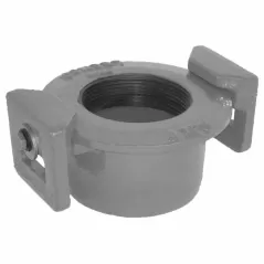 6" x 2" Gasketed Bell End x FPT Epoxy Coated Ductile Iron Tapped SB Series Plug | LEMSB604TP