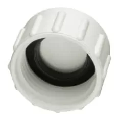 3/4" FHT White PVC Hose Cap