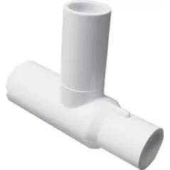 1" Tee PVC Sch. 40 Slip x Spigot x Slip | 1377-010