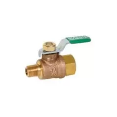 1/4" Male x Female Test Cock Lead-Free Bronze 600 psi Ball Valve | MAT755MF1LF
