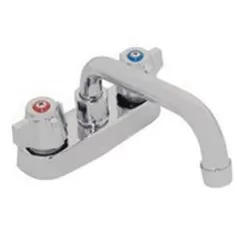 6" Brass Chrome Heavy-Duty Laundry Tray Faucet | MATCL386CH