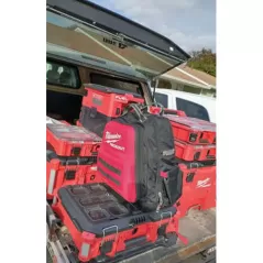 17" x 12-3/4" x 10-1/2" Plastic Black/Red Wet/Dry Vacuum Cleaner | MKE097020
