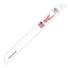 8" 10/14 Teeth Bright Reciprocating Straight Back Thin Kerf For Reciprocating Saws Saw Blade | MKE48005193