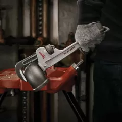 12" Aluminum Ergonomic For Turn Threaded Pipe and Pipe Fittings Pipe Wrench | MKE48227212