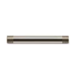 1/2" IPS 6" Brushed Nickel Brass For All Moen Showerhead Straight Shower Arm | MON116651BN