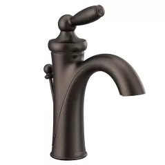 3/8" Compression 9" Metal Oil Rubbed Bronze 1-Handle High Arc Bathroom Faucet | MON6600ORB