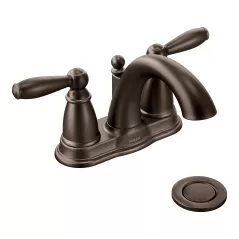 1/2" IPS 10" x 5" Metal Oil Rubbed Bronze 2-Handle High Arc Bathroom Faucet | MON6610ORB