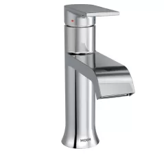 3/8" Compression 5-7/8" x 7-3/8" Metal Chrome 1-Handle High Arc Bathroom Faucet | MON6702