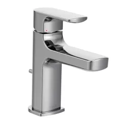 3/8" Compression 6-1/4" Metal Chrome 1-Handle Low Arc Bathroom Faucet | MON6900