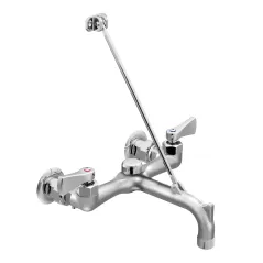1/2" IPS 11" Brass Rough Chrome 2-Handle Service Sink Faucet | MON8230