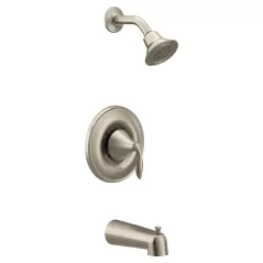 1/2" IPS Copper 3-1/2" Metal Brushed Nickel Eva 1-Handle Tub/Shower Trim Kit | MONT2133BN
