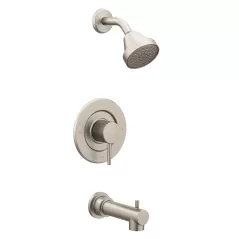 1/2" Copper 3-5/8" Metal Brushed Nickel 1-Handle Tub/Shower Trim Kit | MONT2193BN
