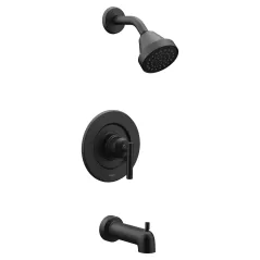 1/2" x 5/8" IPS Copper 7" Metal Matte Black 1-Handle Eco-Performance Tub/Shower Trim Kit | MONT2903EPBL