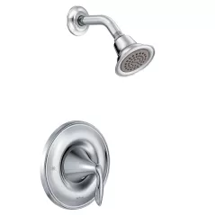 1/2" Copper 7" Metal Chrome 1-Handle Shower Only Trim | MONT62132