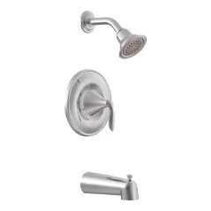 1/2" Copper 7" Metal Chrome 1-Handle Tub/Shower Trim Kit | MONT62133