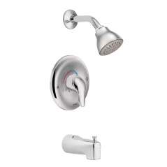 1/2" IPS Copper 6-1/2" Metal Chrome 1-Handle Eco-Performance Tub/Shower Trim Kit | MONTL183EP