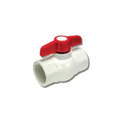 1" Slip PVC 150 psi at 73 Degrees F Ball Valve | MAT770S05G