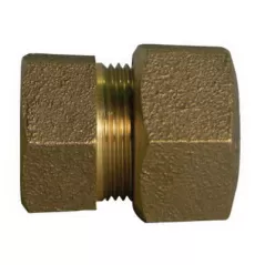 3/4" x 1" Type T CTS Compression x Type T CTS Compression x FNPT Brass 74754T Series Octagonal Straight Adapter | MCD74754T102
