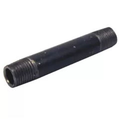 3/4" x 5-1/2" MNPT Black Steel Schedule 40 Pipe Nipple | NPB007X055