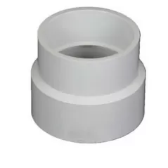 3" x 4" DWV Hub x S&D SPT White PVC DWV to Sewer and Drain Solvent Weld Adapter | NDP3P17