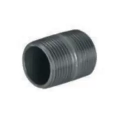 1/2" x 5" MNPT Black Steel Schedule 40 Pipe Nipple | NPB005X05