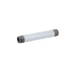 1-1/4" x 48" Threaded Galvanized Steel Schedule 40 Pre-Cut Pipe Nipple | NPG012X48