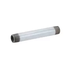 1-1/2" x 5-1/2" Threaded Galvanized Steel Schedule 40 Pipe Nipple | NPG015X055