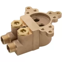 1/2-14 NPT 5-7/16" x 4-3/8" x 2-5/8" Brass 1-Hole Free-Standing Rough-In Valve | PPF0X6270R