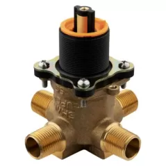 1/2-14 NPT 3-5/8" x 3-3/4" Brass 0X8 Series Tub and Shower Rough-In Valve | PPF0X8310A