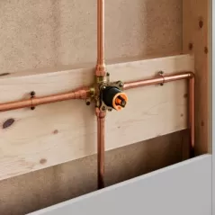1/2-14 NPT 3-5/8" x 3-3/4" Brass 0X8 Series Tub and Shower Rough-In Valve | PPF0X8310A
