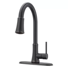 1/2" NPSM 16-1/8" Zinc Tuscan Bronze 1-Handle Pfirst Series Pull-Down Kitchen Faucet | PPFG529PF2Y