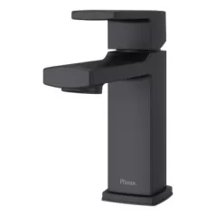 1/2" NPSM 5-15/16" x 1-9/16" Metal Matte Black Deckard Series Single Control Bathroom Faucet | PPFLG42DAPB