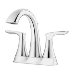 9-9/32" x 6-3/4" Metal Polished Chrome 2-Handle Weller Series Centerset Bathroom Faucet | PPFLG48WR0C