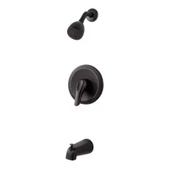 1/2" NPSM 2-13/32" Zinc Tuscan Bronze 1-Handle Pfirst Series Tub and Shower Trim | PPFLG89030Y