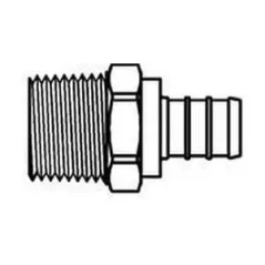 American Granby Adapter, Insert x MPT Polymer 1" | PXFMA010P