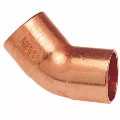 2-1/2" Solder Cup Copper 606 Series 45 Degrees Elbow | SFC45C025