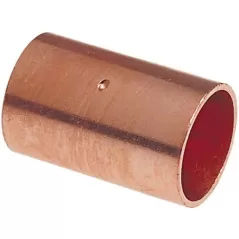 2" Solder Cup Copper 600DS Series Domestic with Dimpled Tube Stop Coupling | SFCUN020
