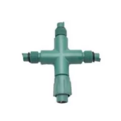 Green 4-Way X-Connector | SRCC05027